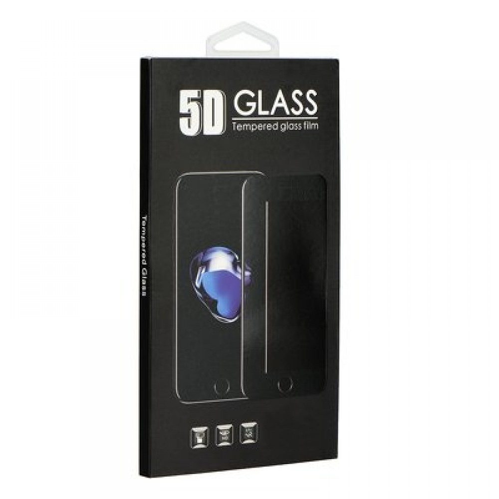 LCD apsauginis stikliukas 9H 5D telefonui Samsung A13 4G / A13 5G  juodais krašteliais