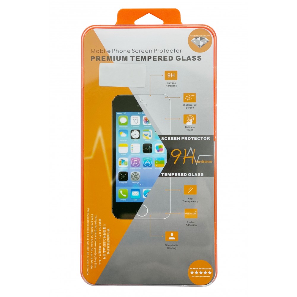LCD apsauginis stikliukas "Orange" iPhone 13 / 13 Pro