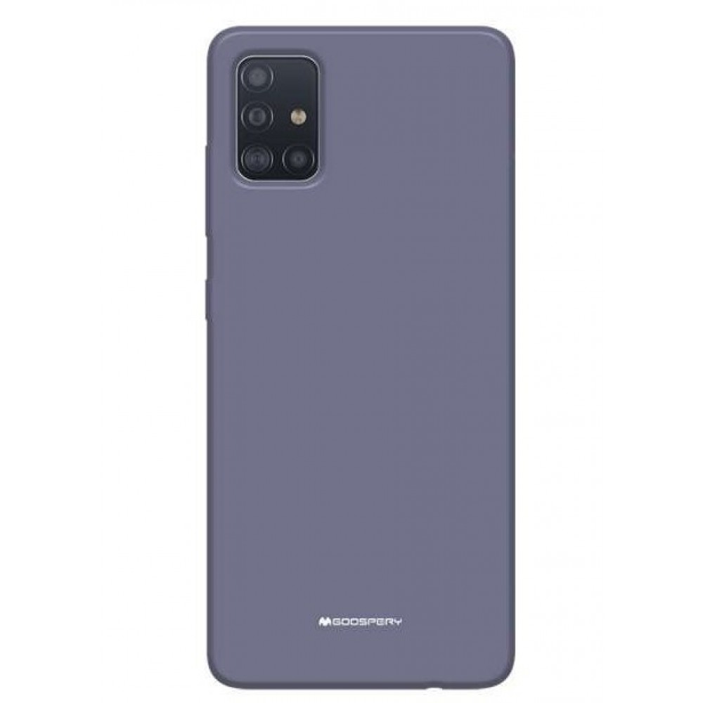 Pilkos levandos spalvos dėklas Mercury "Silicone Case" telefonui Samsung Galaxy A71 (A715)