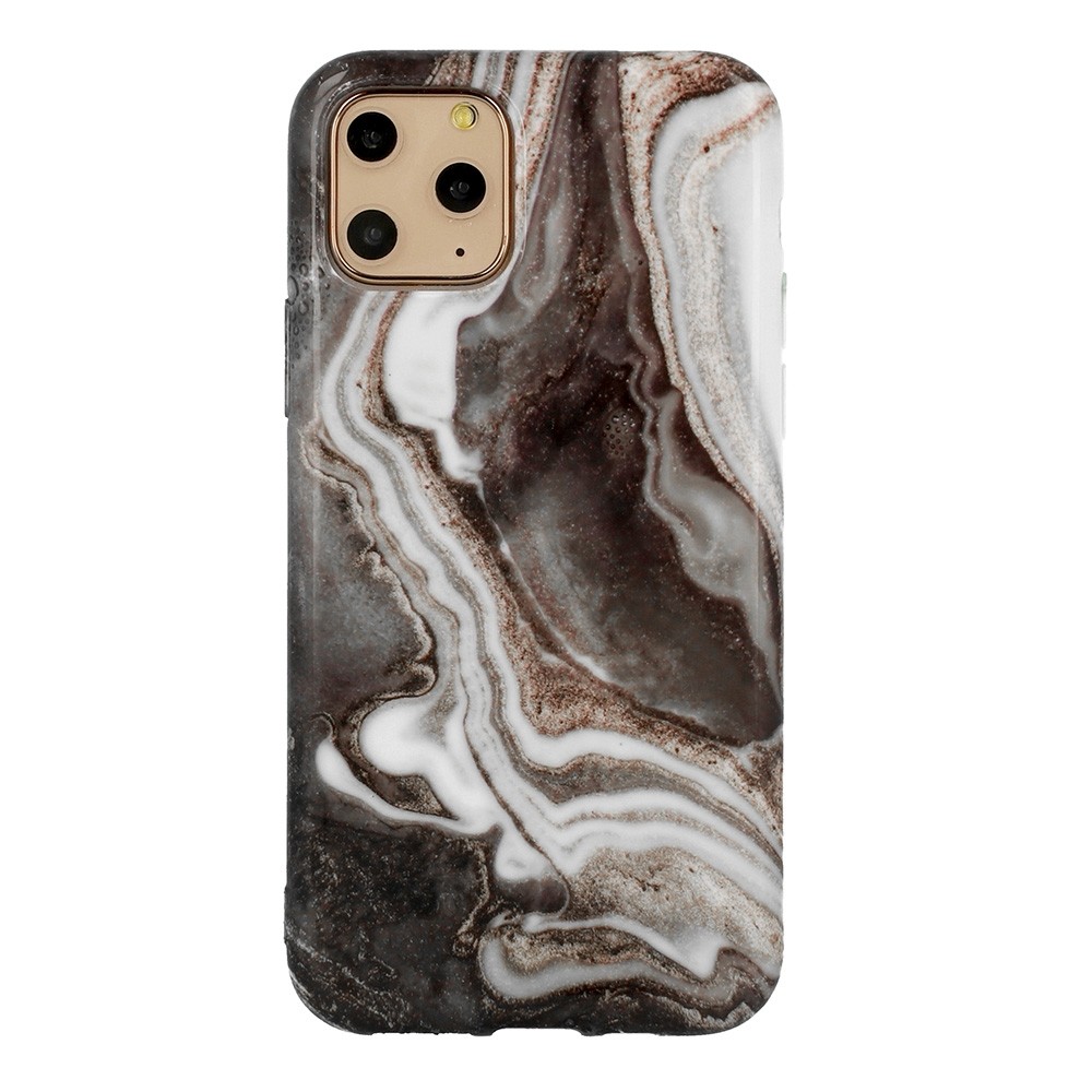 Dėklas Marble Silicone Apple iPhone 12 / 12 Pro telefonui (Design 7)