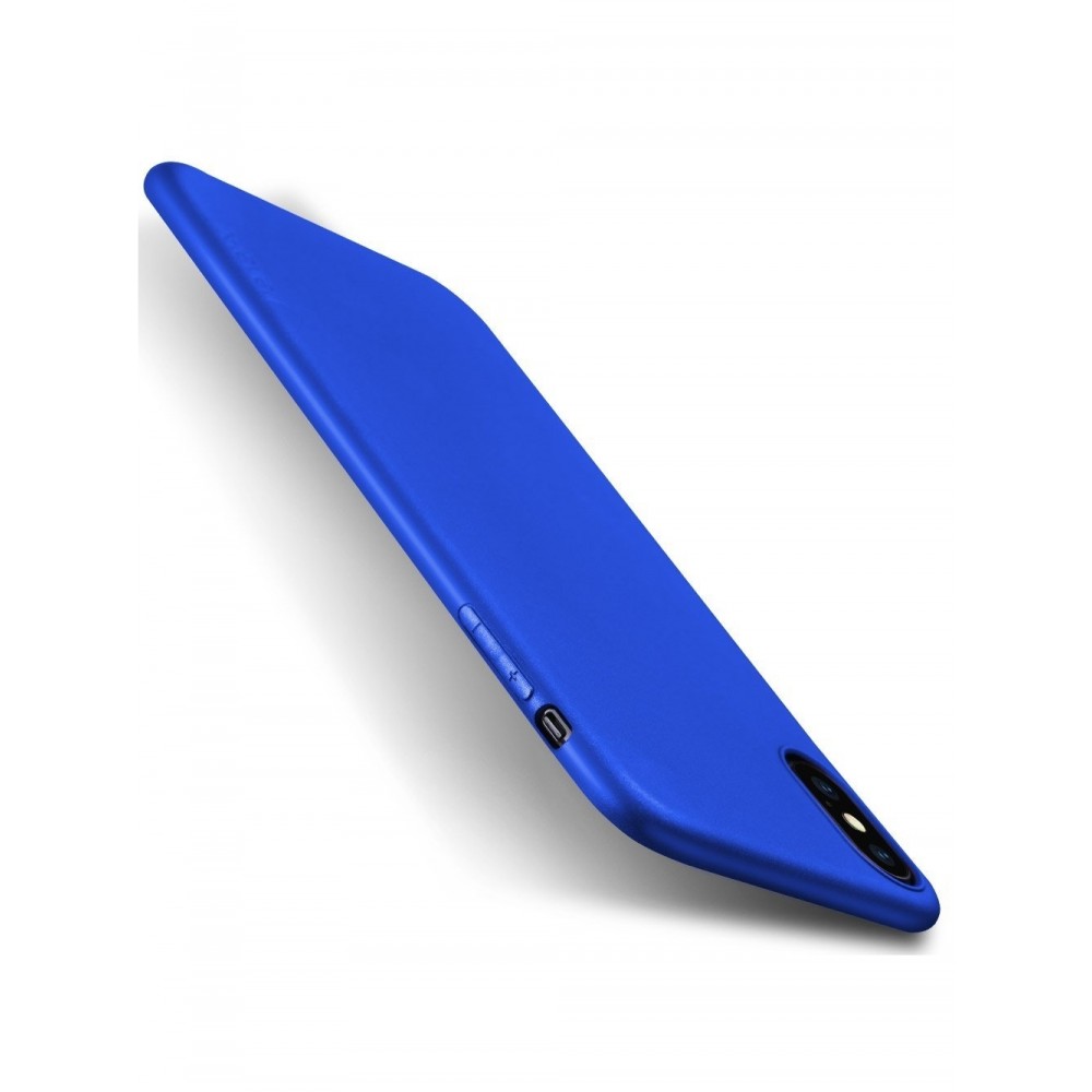 Mėlynas silikoninis dėklas X-Level "Guardian" telefonui iPhone X / XS 