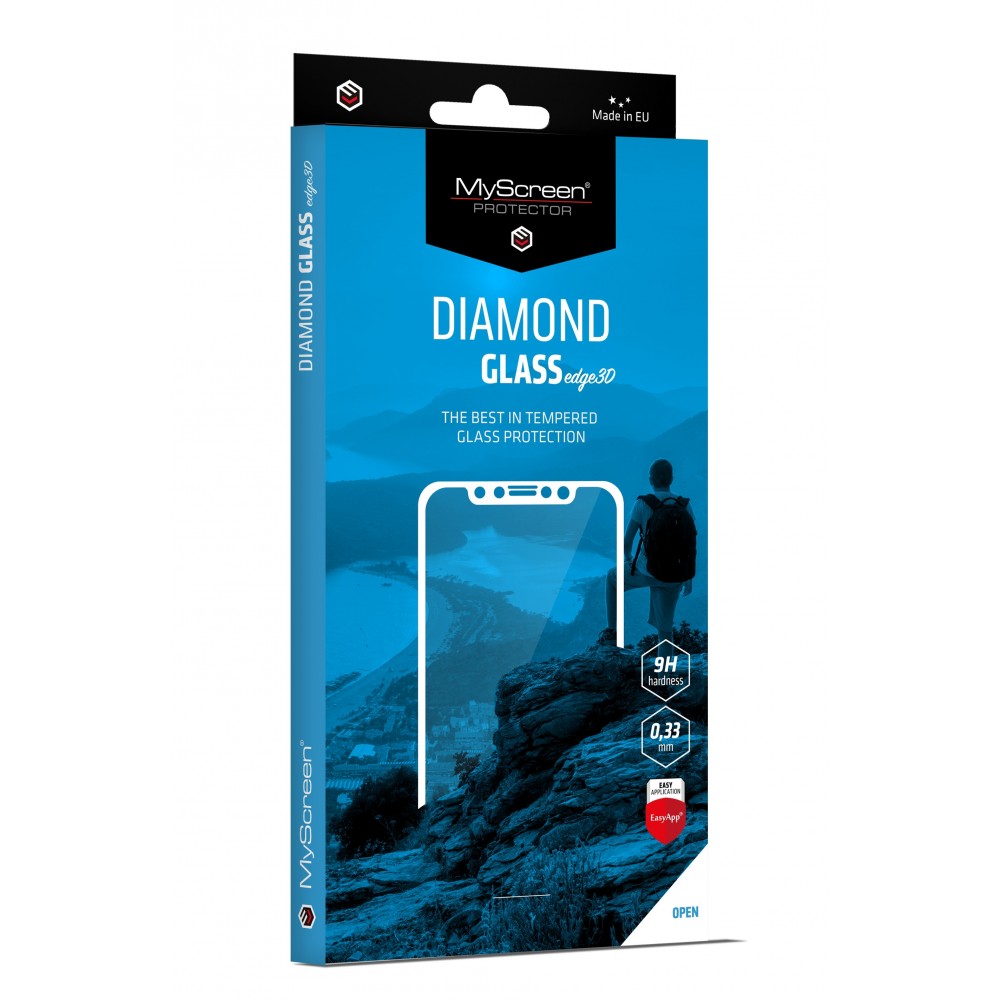 LCD apsauginis stikliukas MyScreen Diamond Edge 3D Samsung A32 4G juodais krašteliais