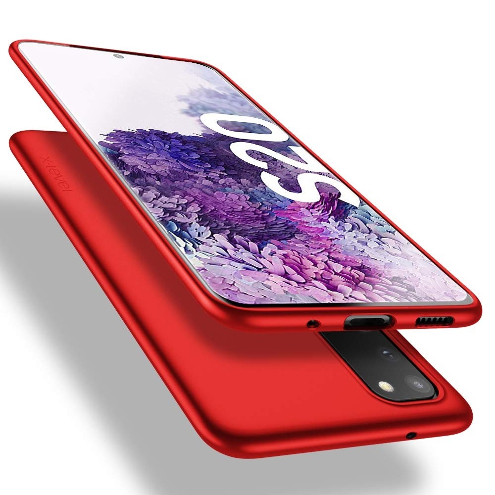 Raudonos spalvos dėklas X-Level "Guardian" telefonui Samsung Galaxy S20 (G981)