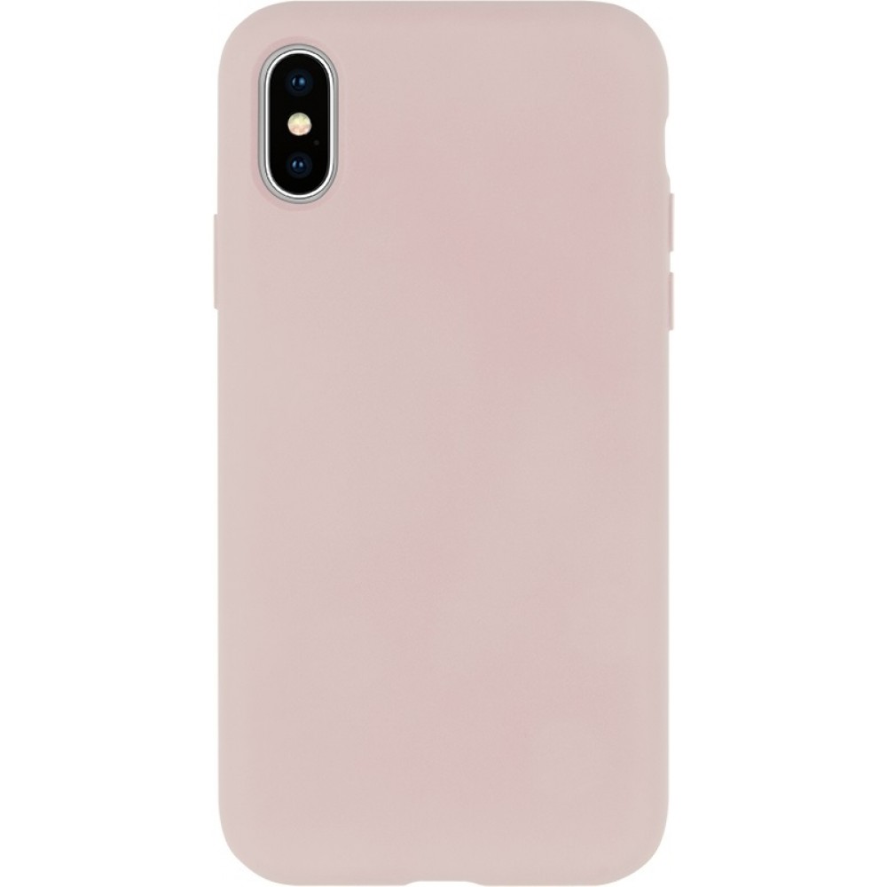 Rožinio smėlio spalvos silikoninis dėklas Mercury ''Silicone Case'' telefonui Samsung S10