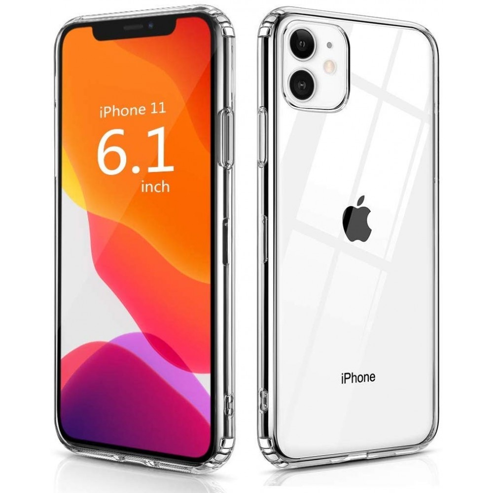 Skaidrus silikoninis dėklas X-Level "Antislip" telefonui Apple iPhone 11 