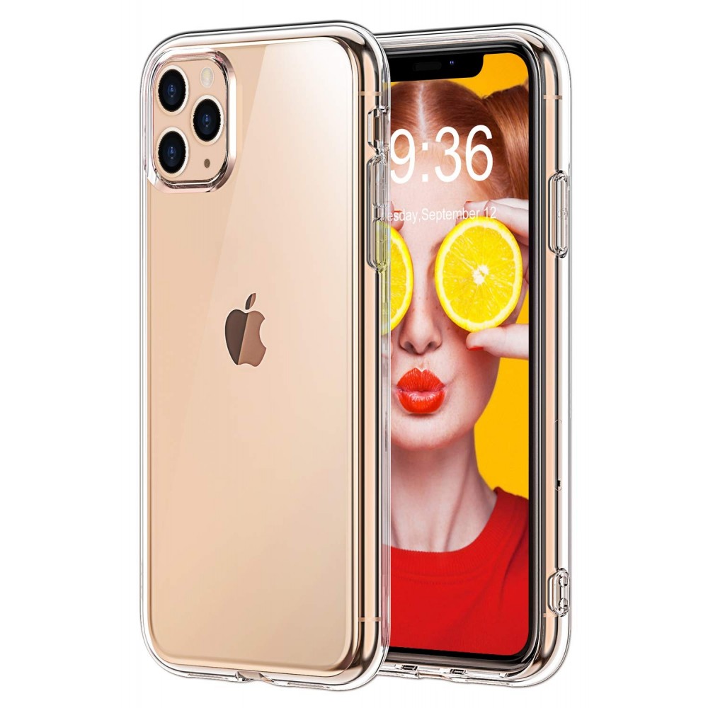 Skaidrus silikoninis dėklas "High Clear" 1.0mm telefonui Apple iPhone 11 Pro