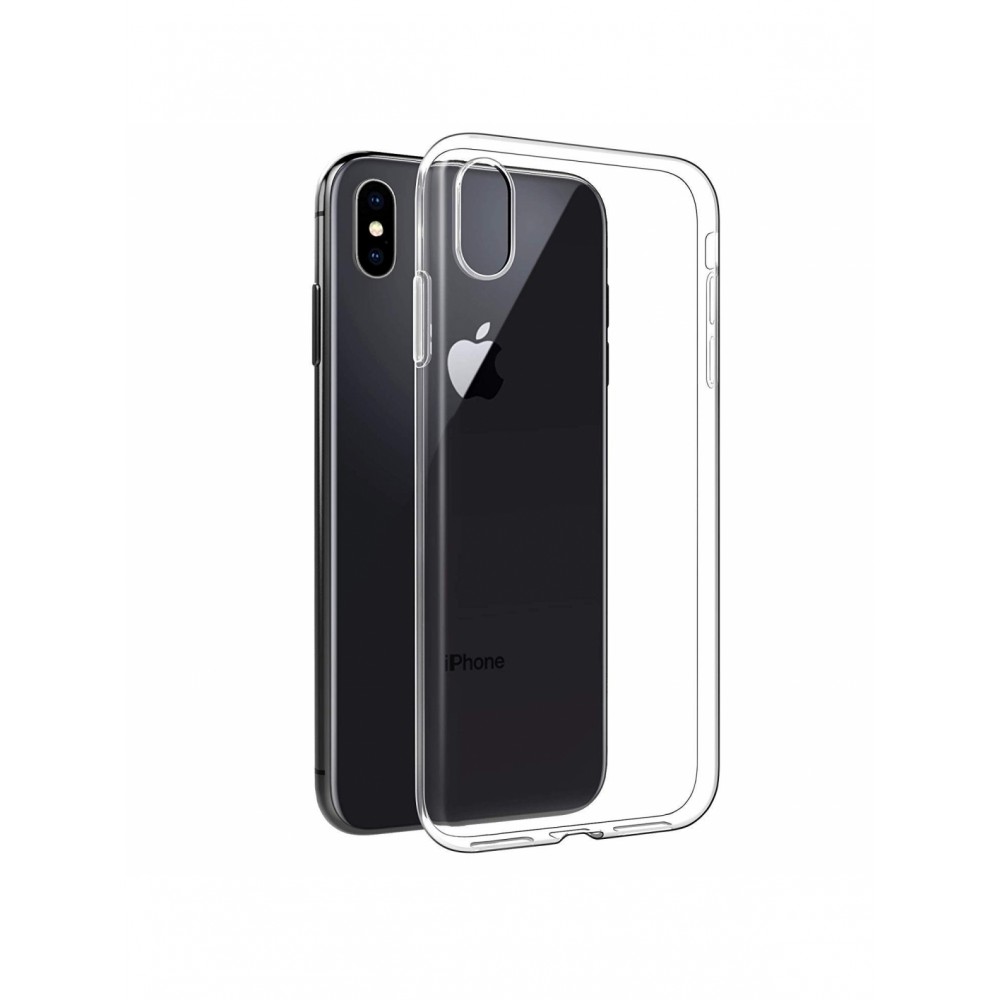 Skaidrus silikoninis dėklas "Clear" 1,0mm telefonui Apple iPhone X / XS 