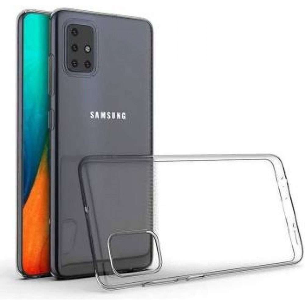 Skaidrus silikoninis dėklas Mercury "Jelly Clear" telefonui Samsung Galaxy A71 (A715)