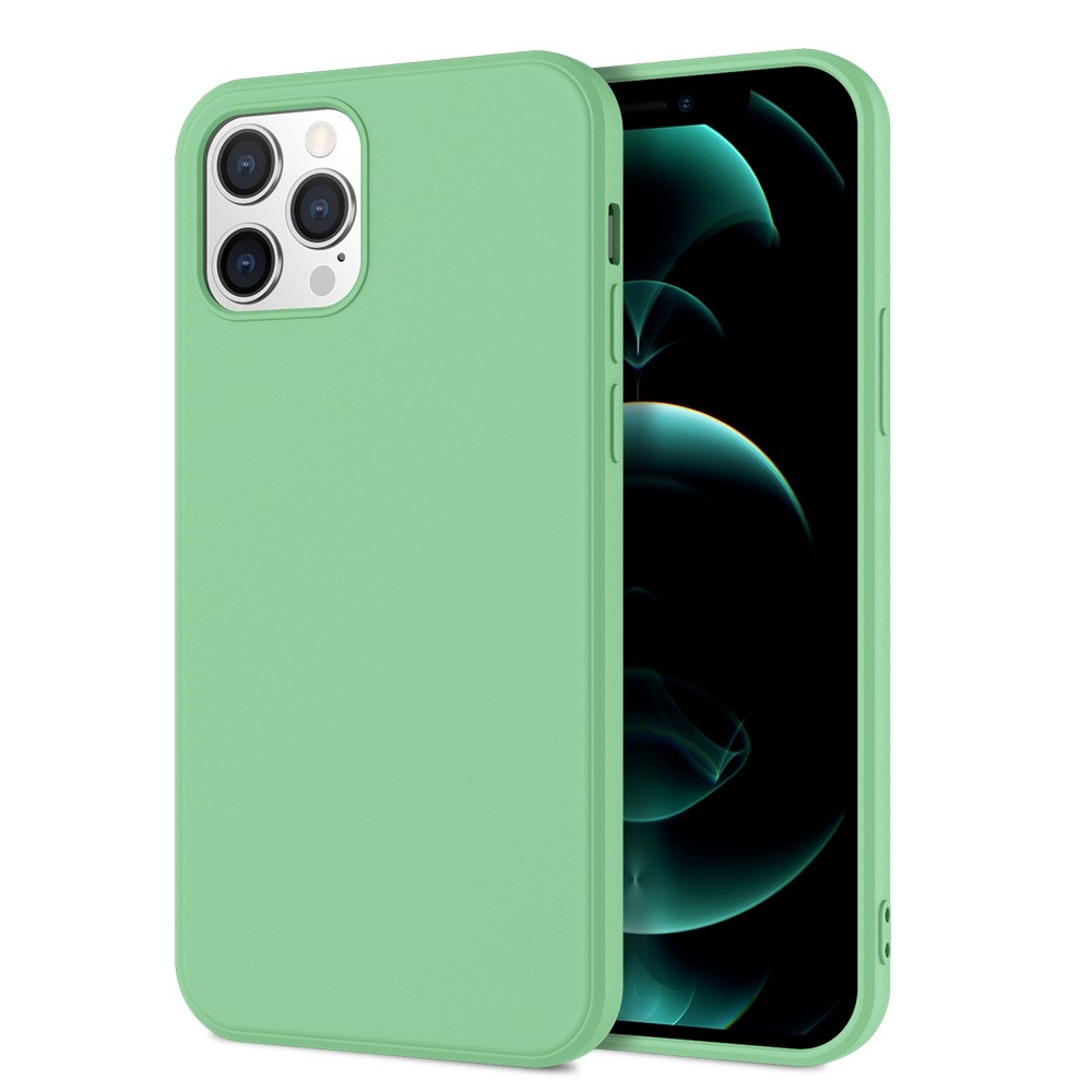 Šviesiai žalias silikoninis dėklas "Liquid Silicone" 1.5mm telefonui Apple iPhone 7 / 8 / SE 2020 / SE 2022