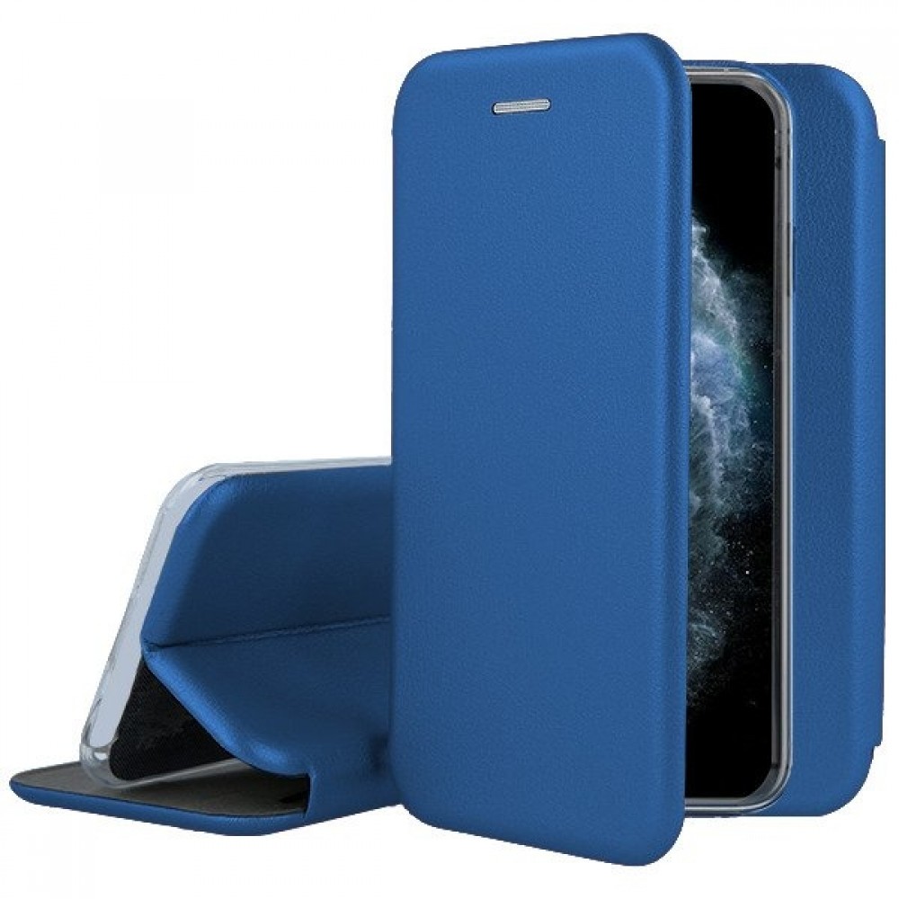 Tamsiai mėlynas atverčiamas dėklas Apple iPhone 11 Pro telefonui "Book Elegance"