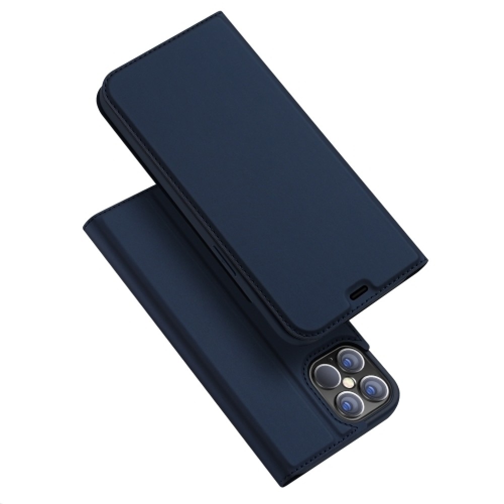 Tamsiai mėlynas atverčiamas dėklas Apple iPhone 7 Plus / 8 Plus telefonui "Dux Ducis Skin"