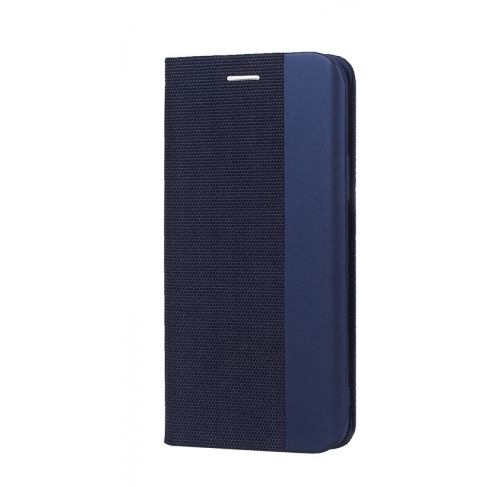Tamsiai mėlynas atverčiamas dėklas "Smart Senso" telefonui Samsung Galaxy A202 A20e 