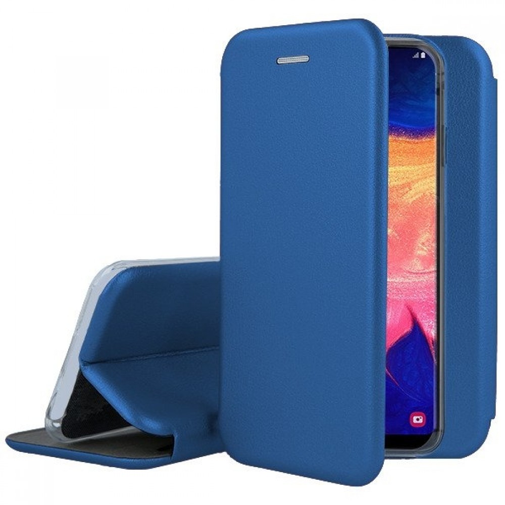 Tamsiai mėlynos spalvos atverčiamas dėklas "Book Elegance" telefonui Samsung Galaxy A515 A51 