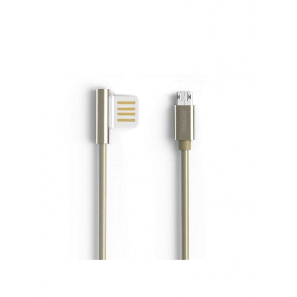 USB kabelis Remax RC-054m "Emperor" "microUSB" sidabrinis