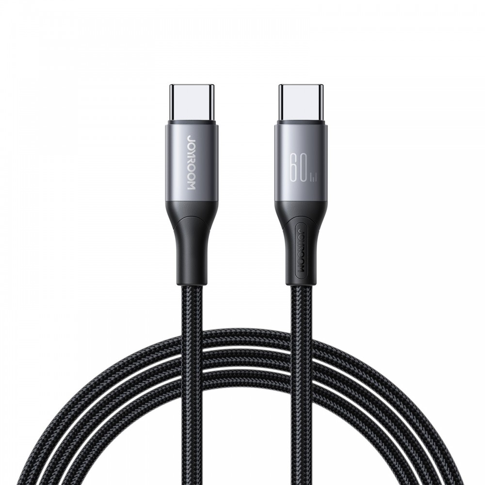 USB kabelis Joyroom S-A28 USB-C to USB-C 60W 2.0m juodas
