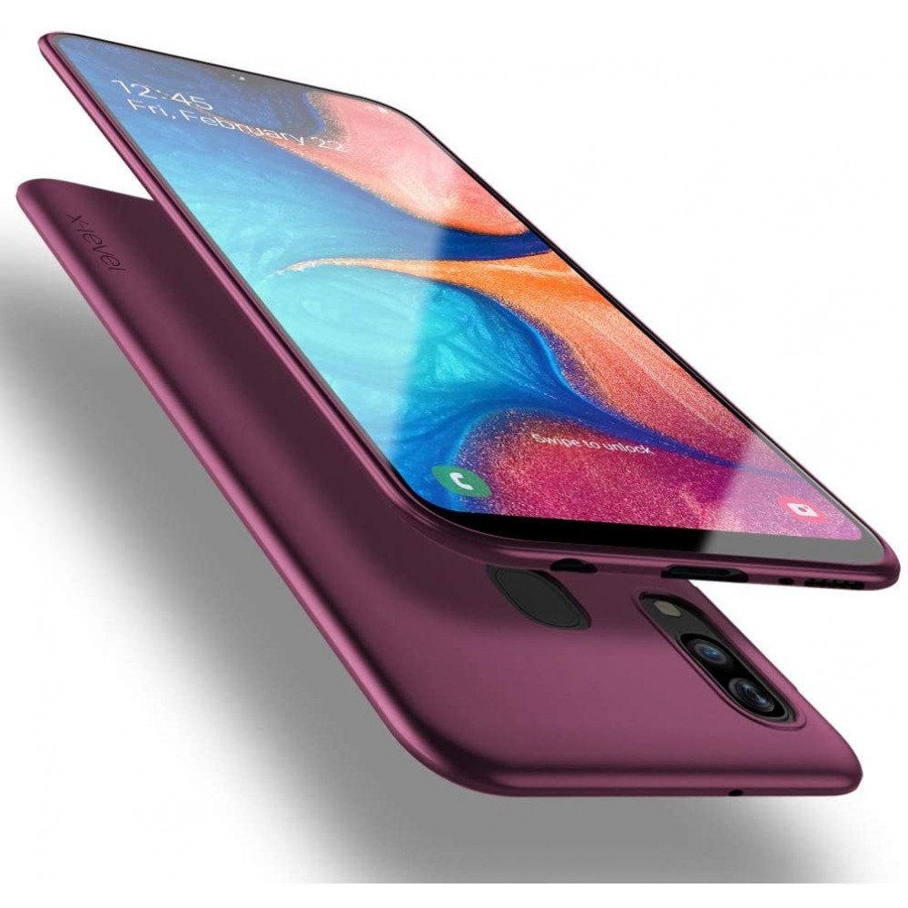 Vyno raudonos spalvos dėklas X-Level ''Guardian'' telefonui Samsung Galaxy A202 A20e