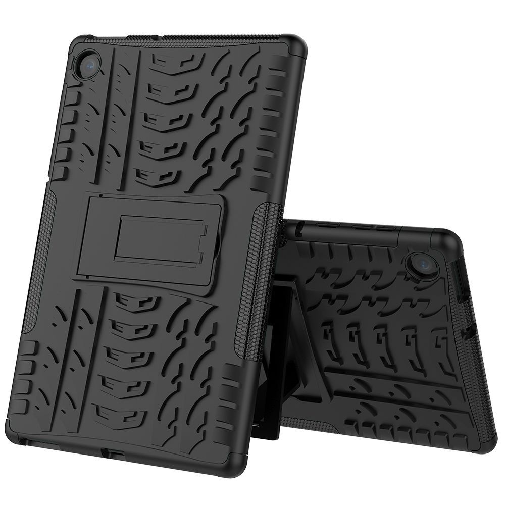 Ypač tvirtas, juodas dėklas "Shock-Absorption" Lenovo Tab M10 Plus X606