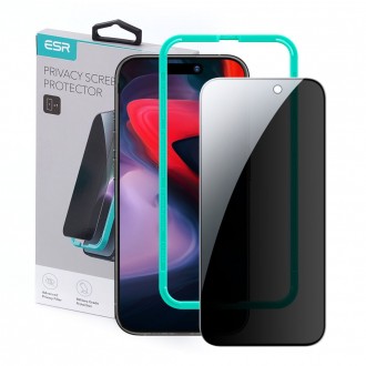 Privatumo suteikiantis apsauginis stikliukas "Esr Tempered Glass Privacy" telefonui iPhone 15 Pro Max