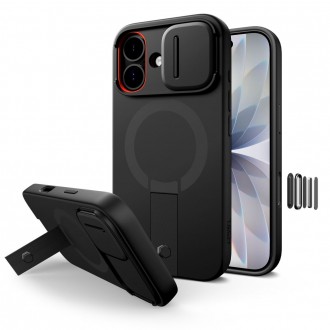 Tvirtas dėklas su kameros apsauga "Tech-Protect Kevlar Aura MagSafe" telefonui Apple iPhone 17