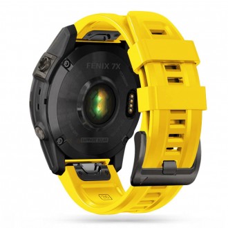 Geltona apyrankė "Tech-Protect Iconband" laikrodžiui GARMIN FENIX 3 / 5X / 3HR / 5X PLUS / 6X / 6X PRO / 7X (26mm)