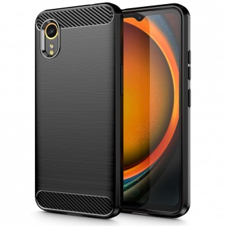 Juodas dėklas "Tech-Protect Tpucarbon" telefonui Samsung Galaxy Xcover 7