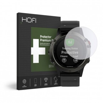 Skaidrus apsauginis stiklas ''HOFI Hybrid'' laikrodžiui Garmin Fenix 5 / 6 / 6 PRO