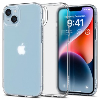 Itin tvirtas pusiau skaidrus dėklas "Spigen Ultra Hybrid Frost Clear" telefonui iPhone 14 Plus