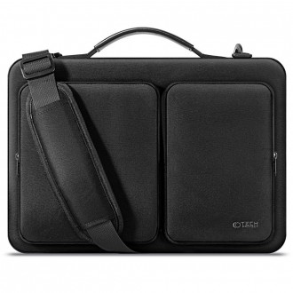 Juodas nešiojamo kompiuterio krepšys "Tech-Protect Defender Bag Laptop 15-16"