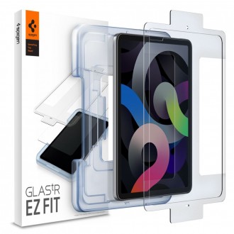 Apsauginis grūdintas stiklas su montavimo rėmeliu Spigen Glas.TR "EZ FIT" planšetei Apple IPAD AIR 4 / 5 / IPAD PRO 11