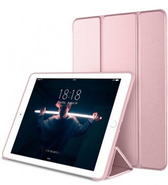 Rožinis atverčiamas dėklas Tech-Protect "Smartcase" planšetei Apple IPAD 9.7 2017/2018