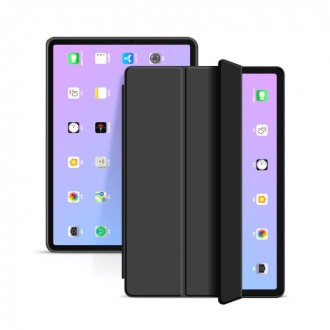 Juodos spalvos dėklas Tech-Protect "Smartcase" planšetei Apple iPad Air 10.9 4 / 5 / 2020-2022 / 11 6 / 2024