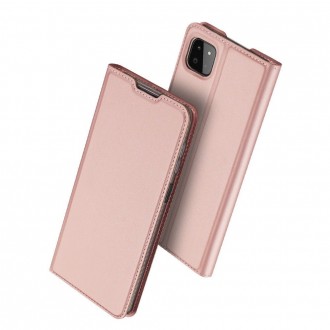 Rožinis atverčiamas dėklas Dux Ducis "Skin Pro" telefonui Samsung 22 5G