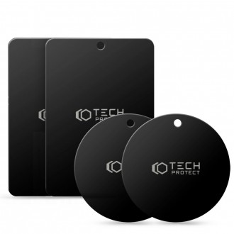Metalinė plokštelė (4vnt) magnetiniam telefono laikikliui "Tech-Protect metalplate magnetic car mount"