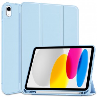 Melsvas spalvos atverčiamas dėklas "Tech-Protect SC Pen" planšetei Ipad 10.9 10 / 2022