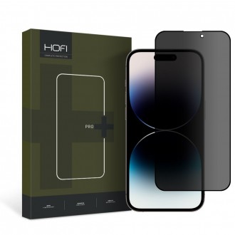 Privatumą suteikiantis apsauginis stikliukas "Hofi Anti Spy Glass Pro+ Privacy" telefonui iPhone 14 Pro Max