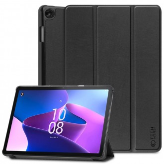 Juodas atverčiamas dėklas ''Tech-Protect Smartcase'' planšetei Lenovo Tab M10 10.1 3RD GEN TB328 