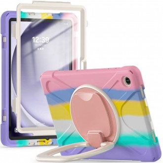 Spalvingas dėklas Tech-Protect "X-Armor" planšetei Samsung Galaxy TAB A9+ PLUS 11.0 X210 / X215 / X216 Baby color