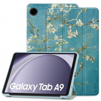 Spalvotas atverčiamas dėklas ''Tech-Protect Smartcase Sakura" planšetei Galaxy Tab A9 8.7 X110 / X115