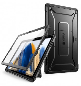 Juodas itin tvirtas dėklas "Supcase Unicorn Beetle Pro" planšetei Samsung Galaxy Tab A9+ PLUS 11.0 X210 / X215 / X216