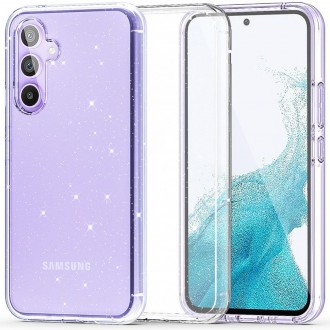 Skaidrus dėklas su blizgučiais "Tech-Protect Flexair Hybrid" telefonui Samsung Galaxy S23 FE