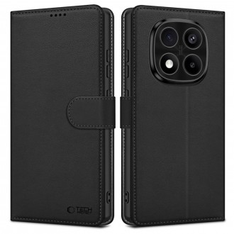 Juodas atverčiamas dėklas "Tech-Protect Wallet" telefonui Xiaomi Redmi Note 14 Pro 5G / PRO+ Plus 5G / Poco X7 5G