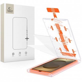 Apsauginis stikliukas (2vnt.) su montavymo rėmeliu "Tech-Protect Quick Set+" telefonui Samsung Galaxy S25 Ultra