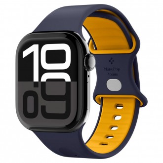 Mėlyna apyrankė "Spigen Nano POP" laikrodžiui Apple Watch 6 / 7 / 8 / 9 / 10 / SE / ULTRA 1 / 2 (44 / 45 / 46 / 49 MM)