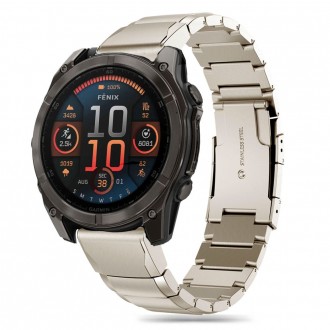 Titano spalvos apyrankė "Tech-Protect Steelband" laikrodžiui Garmin Fenix 5X / 5X PLUS / 6X / 6X PRO / 7X / 8 / 8 PRO (51 MM)