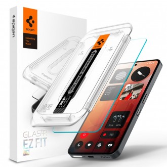 Skaidrus apsauginis stiklas SPIGEN GLAS.TR ”EZ FIT” telefonui NOTHING PHONE 3A / 3A PRO