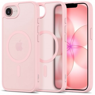 Rožinis matinis dėklas Tech-Protect Basicmag Magsafe telefonui Apple iPhone 16E / 17E
