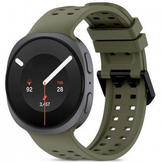 Žalia apyrankė Tech-Protect Silicone Air laikrodžiui Samsung Galaxy Watch 8 / 9 / CLASSIC (40 / 44 / 46 MM)