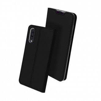 Juodas atverčiamas dėklas Dux Ducis "Skin" telefonui Samsung Galaxy A505 A50 / A507 A50s / A307 A30s 