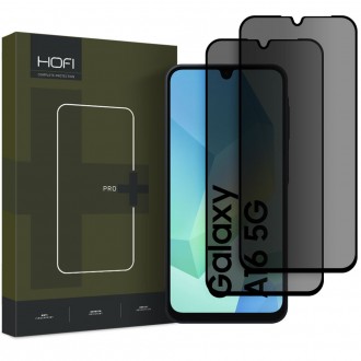 Privatumą suteikiantis apsauginis stikliukas "Hofi Anti Spy Glass Pro+ Privacy" (2 vnt.) telefonui Samsung Galaxy A16 4G / 5G