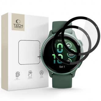 Ekrano apsauga "Tech-Protect Glass Flex+" (2-vnt.) laikrodžiui Garmin Vivoactive 6